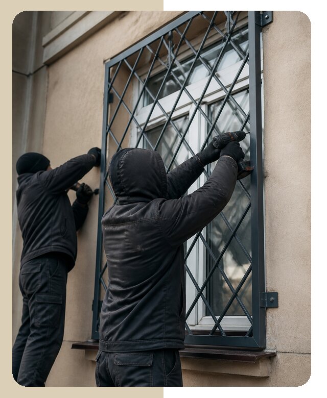 Установка антивандальных решеток на окна в Ульяновске